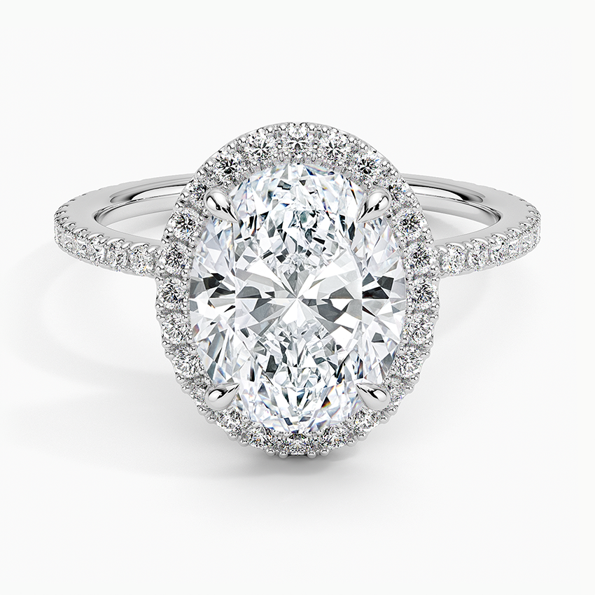 Halo Pave Ring