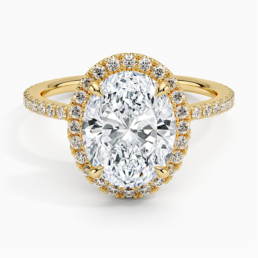 Halo Pave Ring