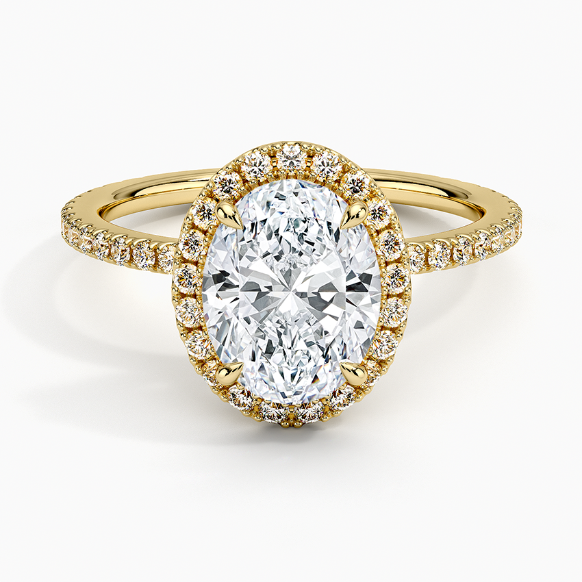 ecomposer-view with diamond shape-oval,ecomposer-size-2-ct,ecomposer-metal type-yellow-gold-18k