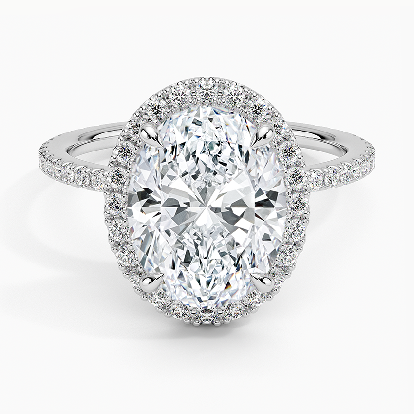 Halo Pave Ring