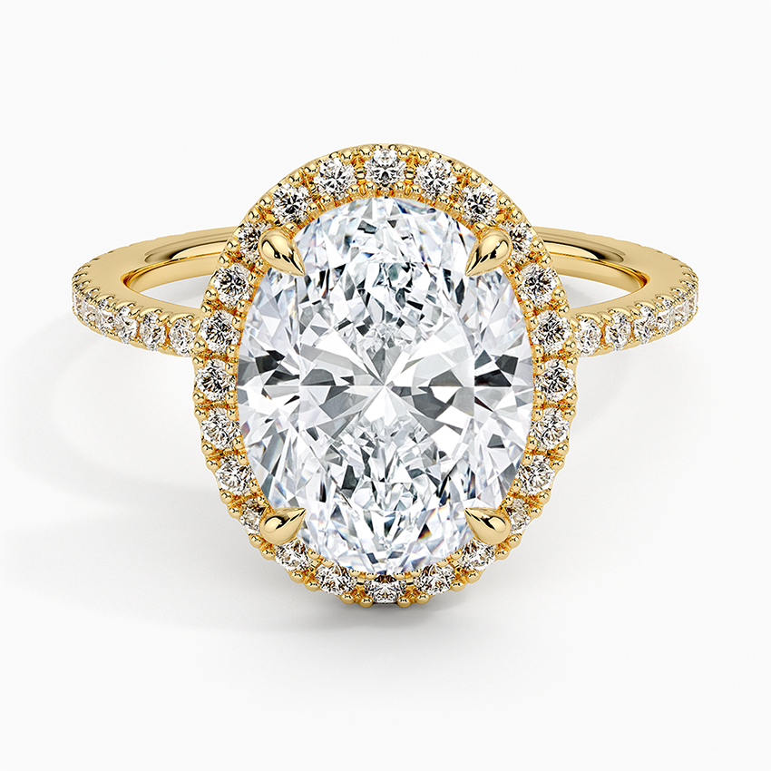 Halo Pave Ring