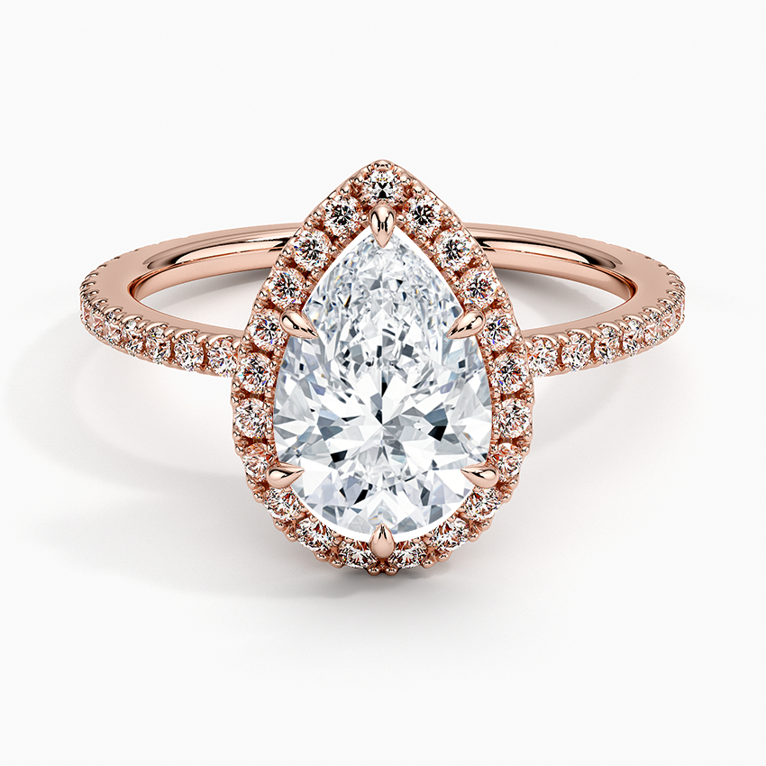 Halo Pave Ring