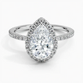 ecomposer-view with diamond shape-pear,ecomposer-size-1.5-ct,ecomposer-metal type-white-gold-18k