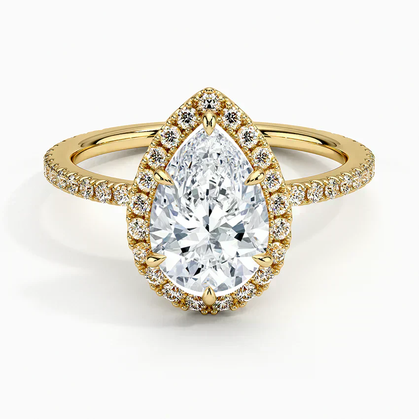 Halo Pave Ring