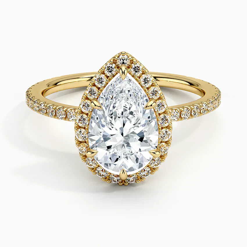 Halo Pave Ring