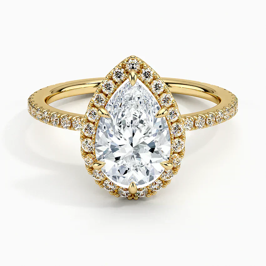 Halo Pave Ring