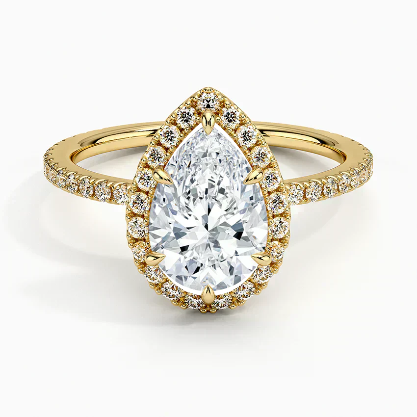 Halo Pave Ring