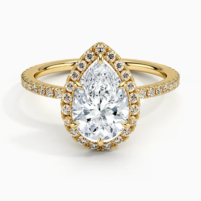 Halo Pave Ring