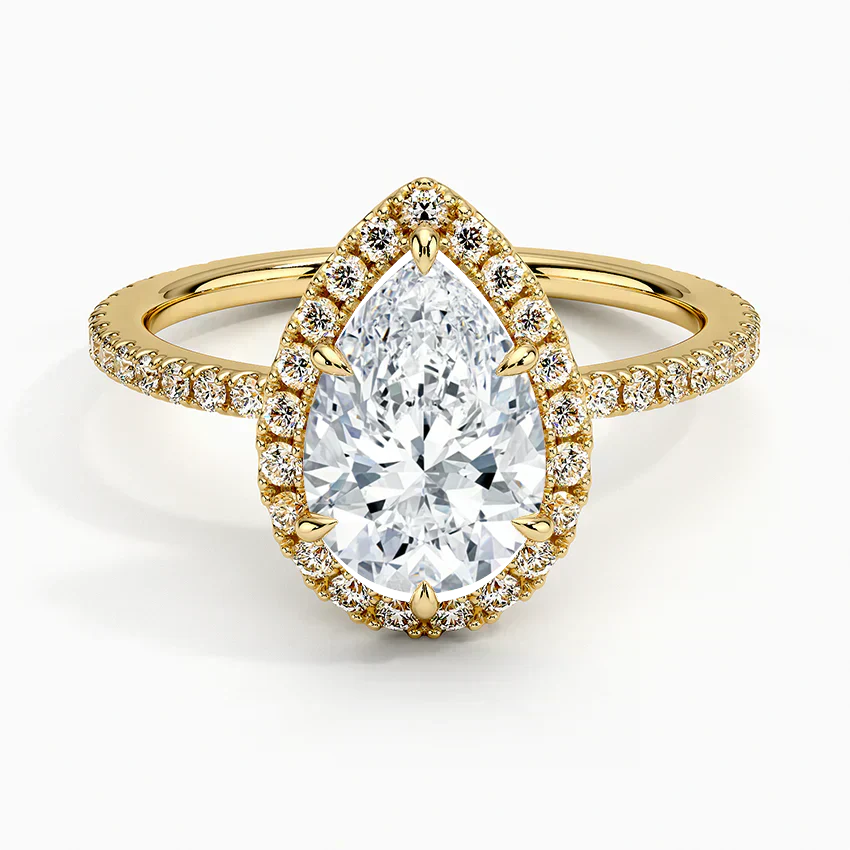 Halo Pave Ring