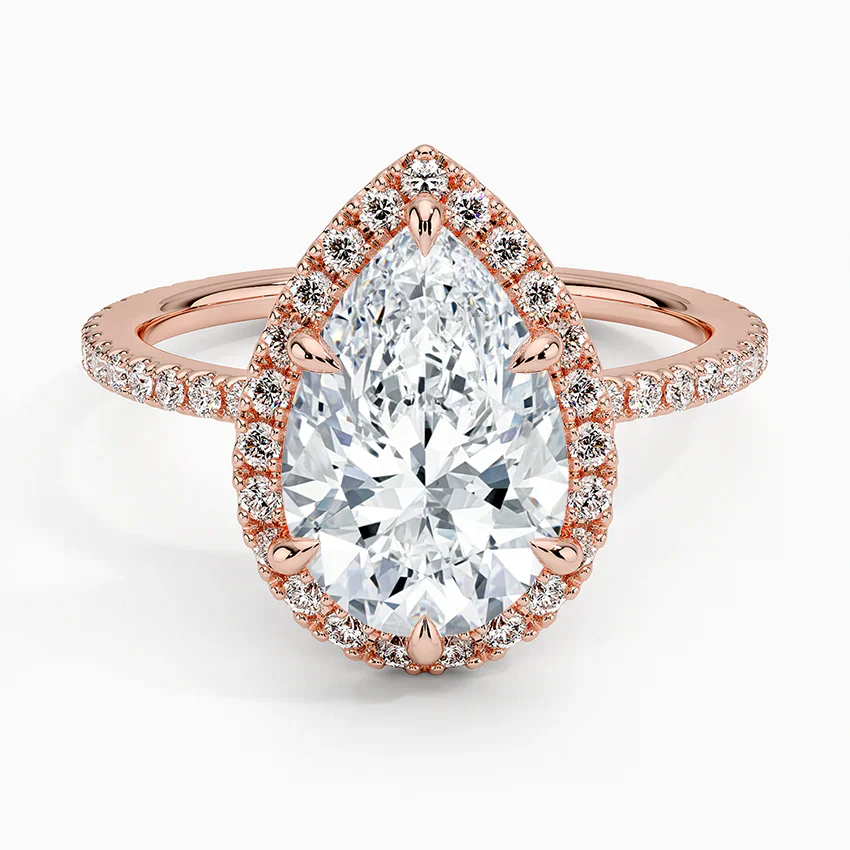 Halo Pave Ring