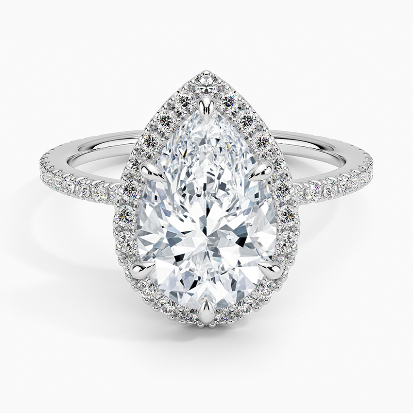 Halo Pave Ring