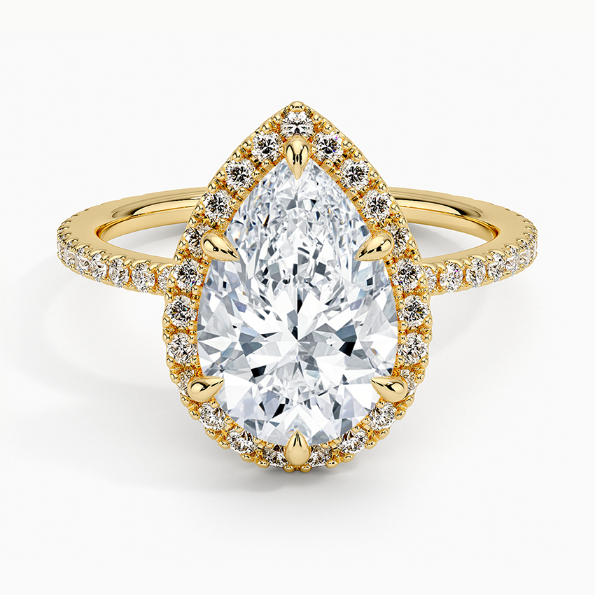 Halo Pave Ring