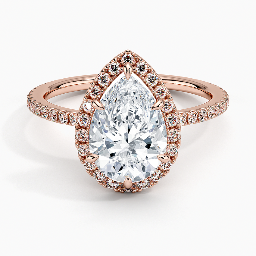 Halo Pave Ring