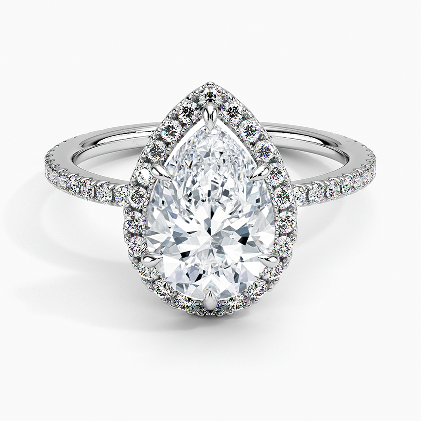 Halo Pave Ring