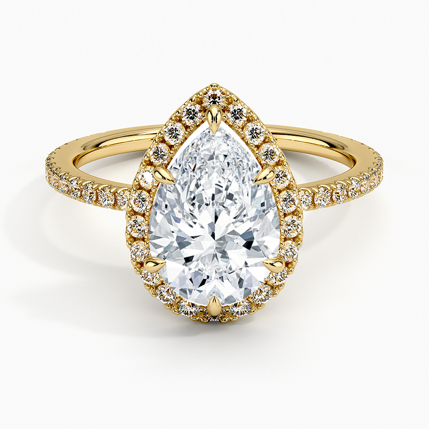 Halo Pave Ring