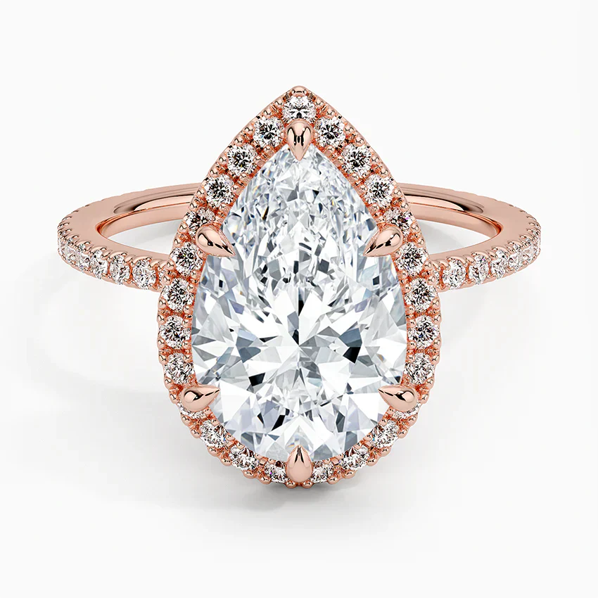 Halo Pave Ring