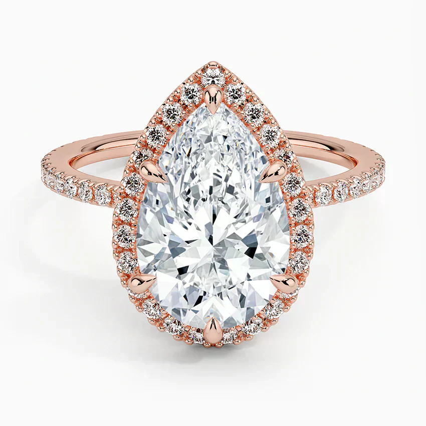 Halo Pave Ring