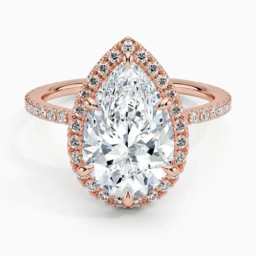 Halo Pave Ring