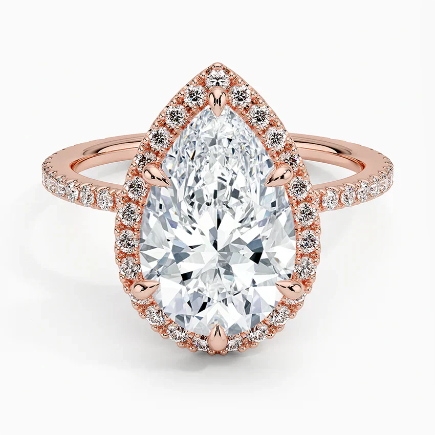 Halo Pave Ring