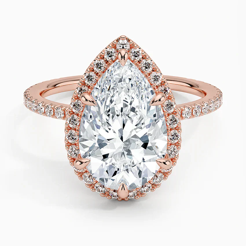Halo Pave Ring