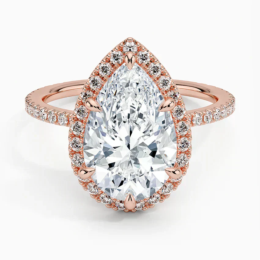 Halo Pave Ring
