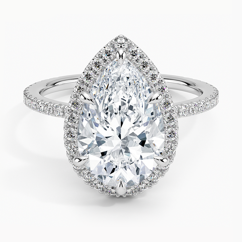 Halo Pave Ring