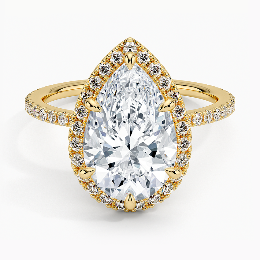 Halo Pave Ring
