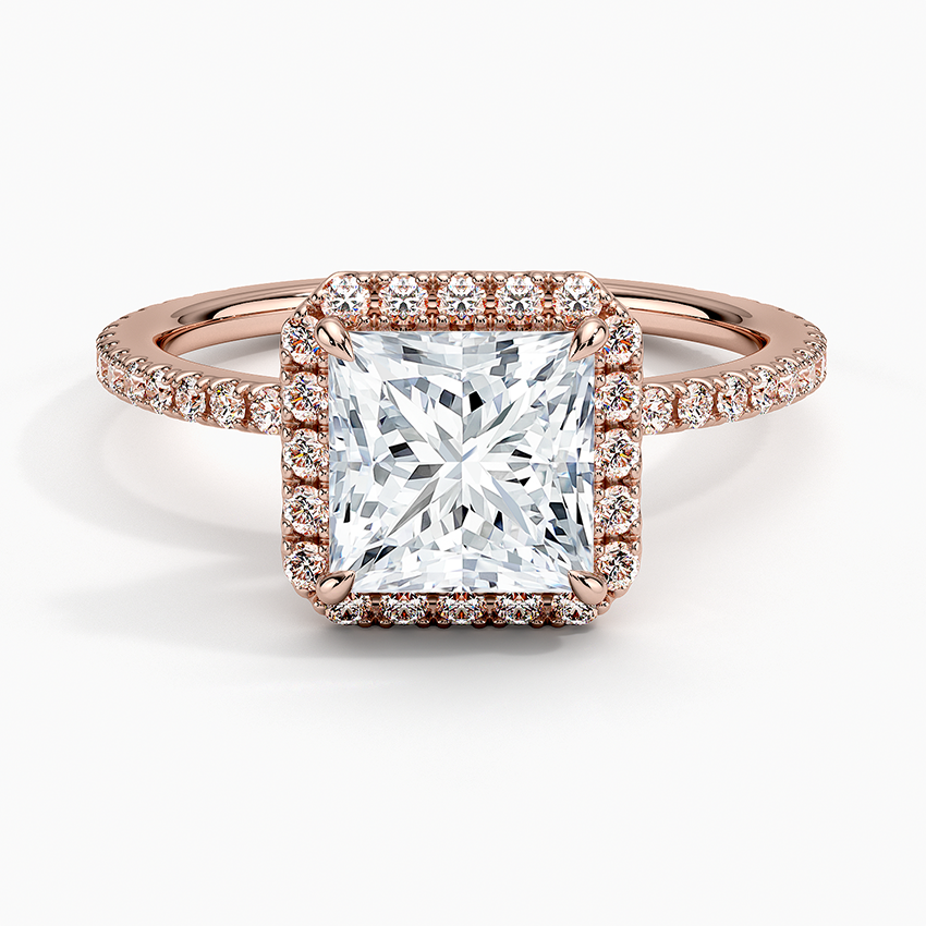 Halo Pave Ring