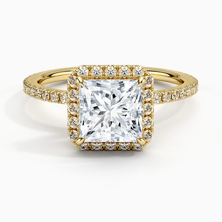 Halo Pave Ring