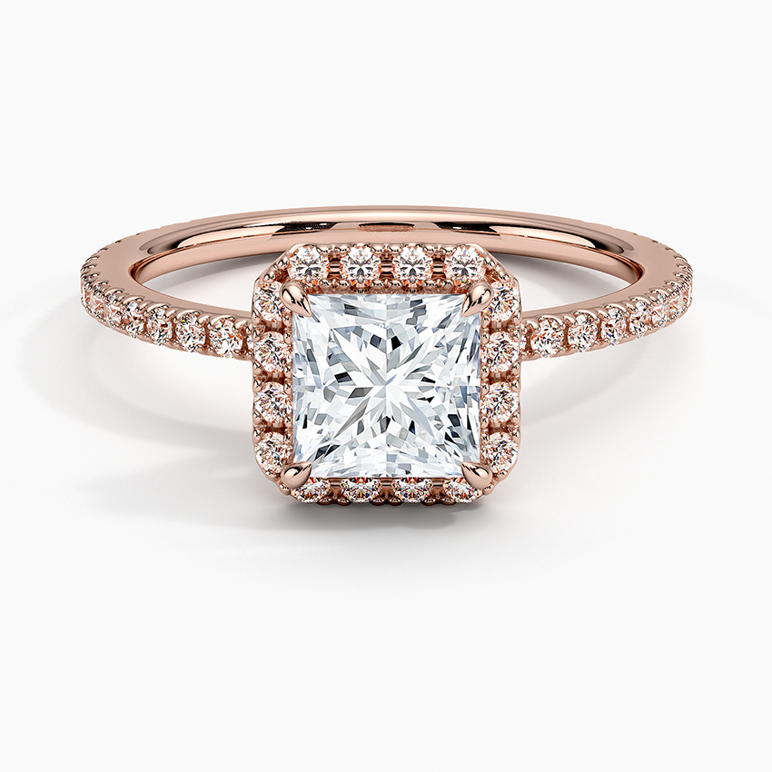 Halo Pave Ring