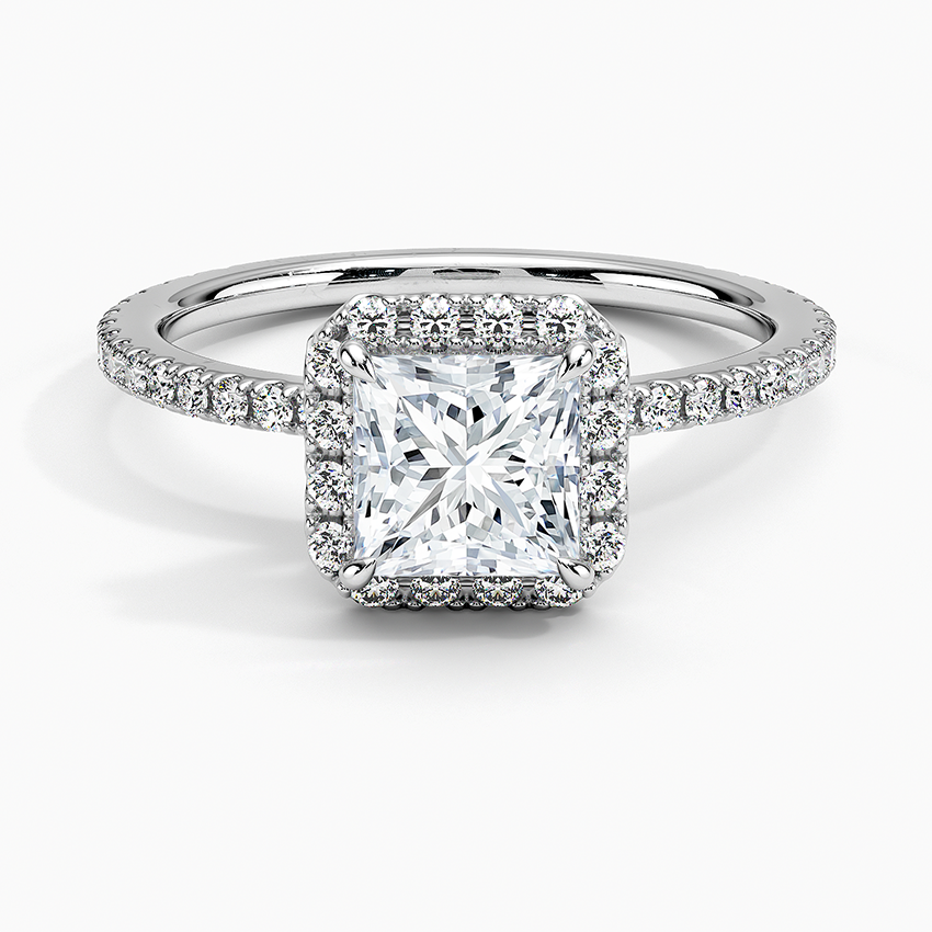 Halo Pave Ring