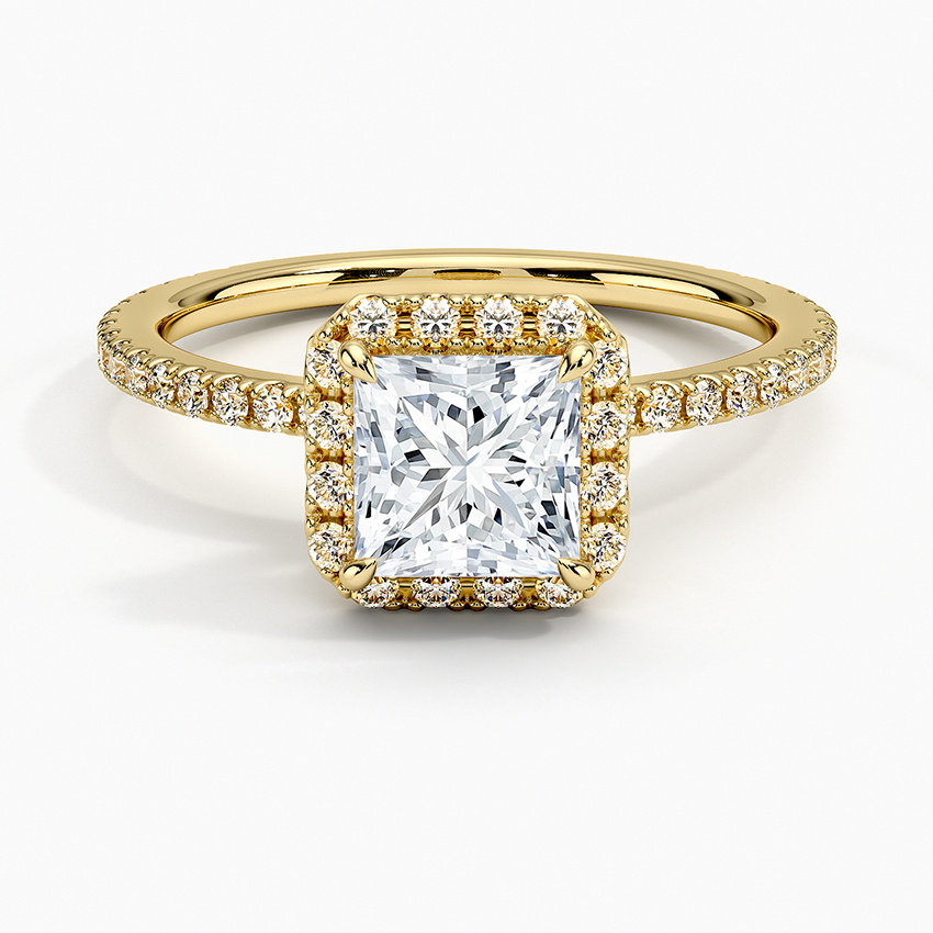 Halo Pave Ring