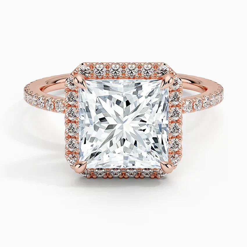 Halo Pave Ring