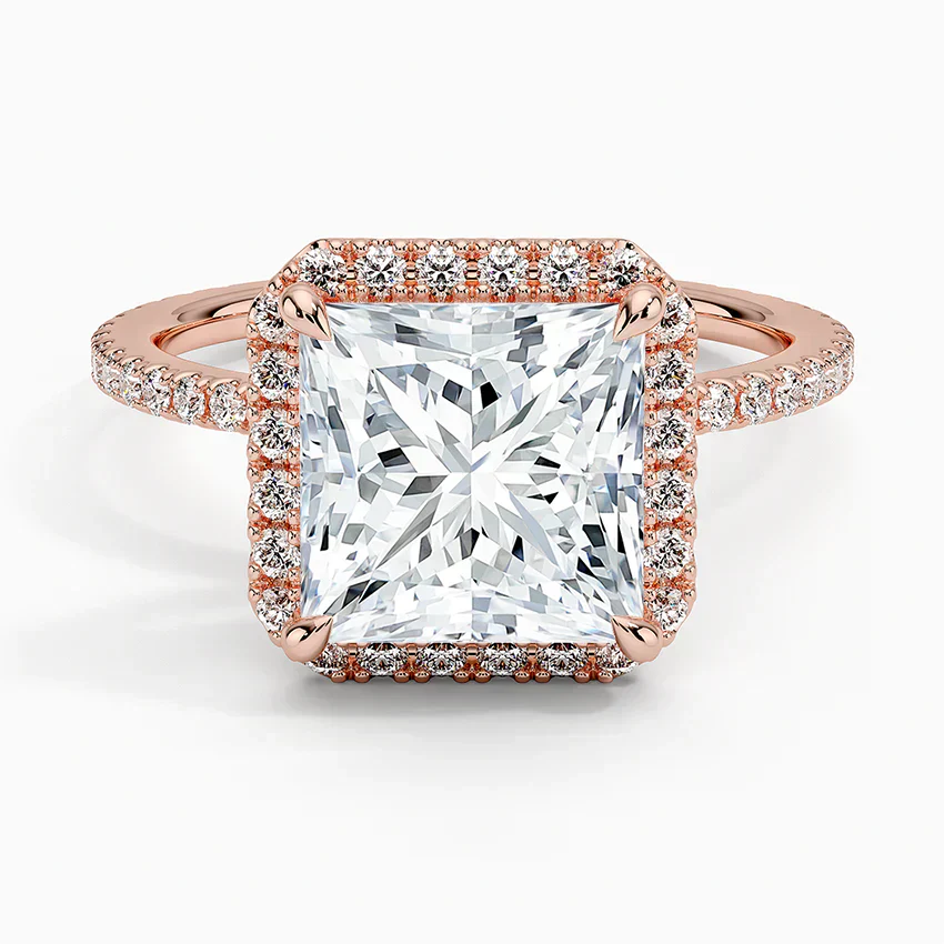 Halo Pave Ring
