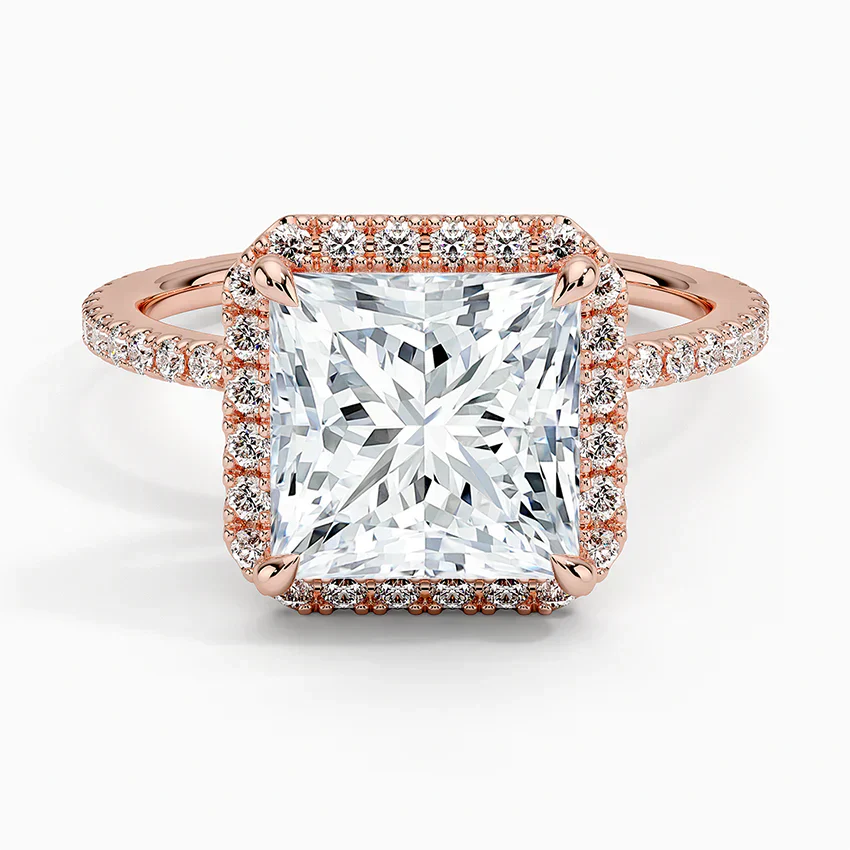 Halo Pave Ring