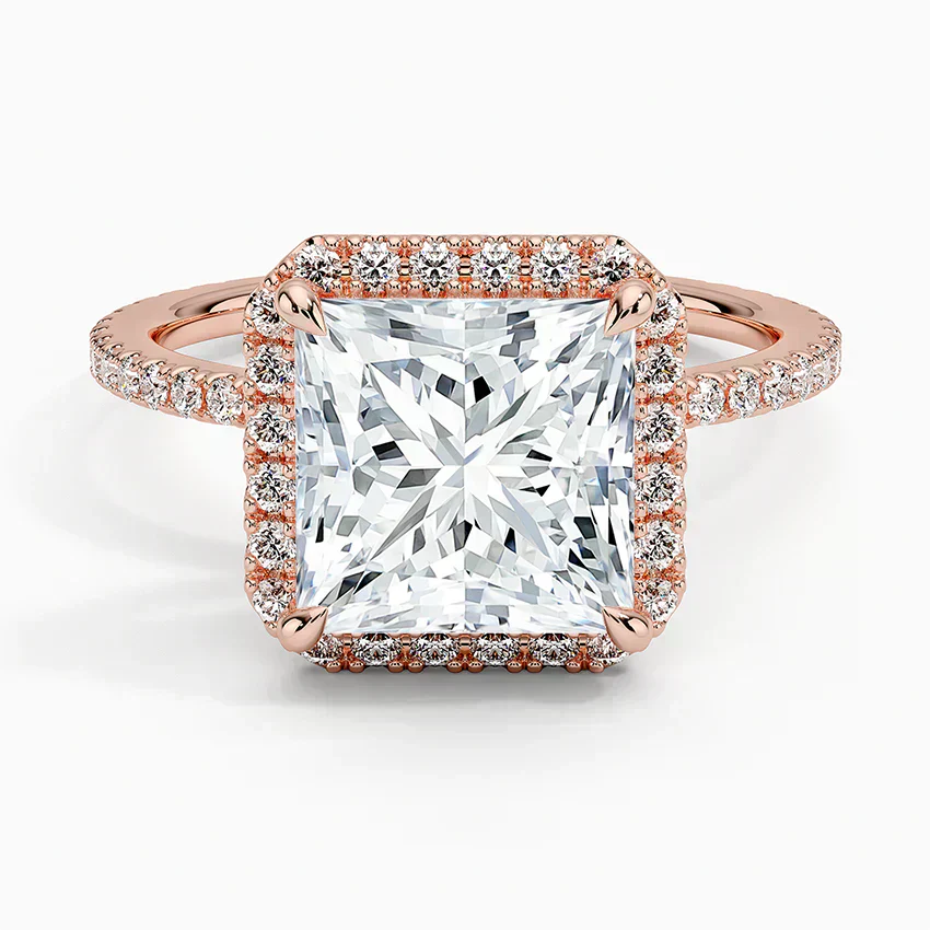 Halo Pave Ring