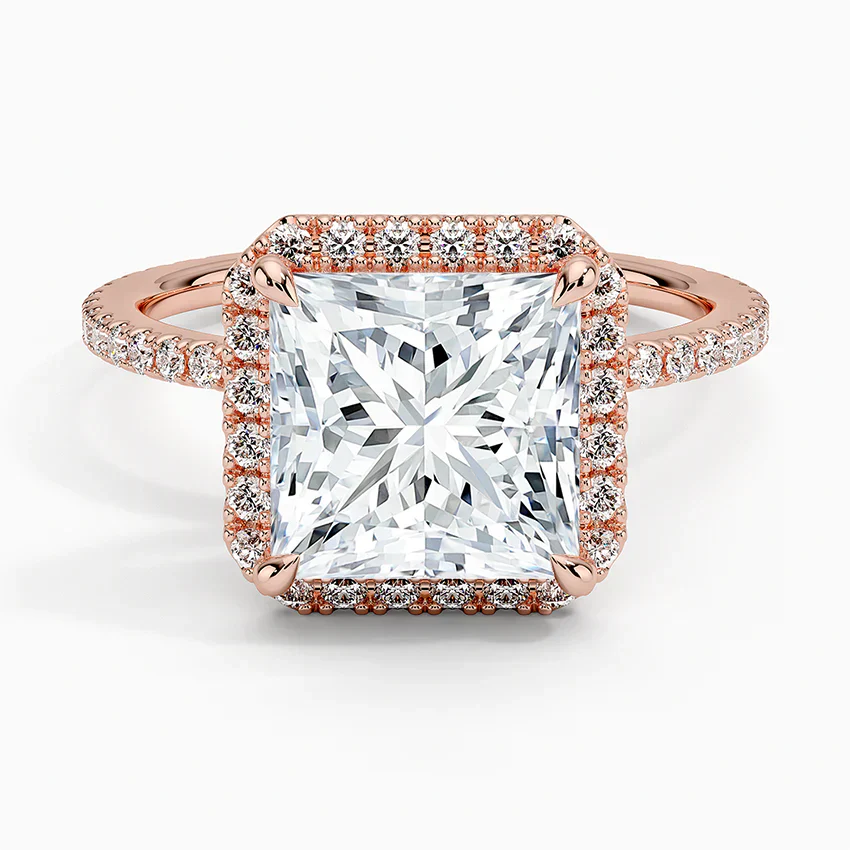 Halo Pave Ring