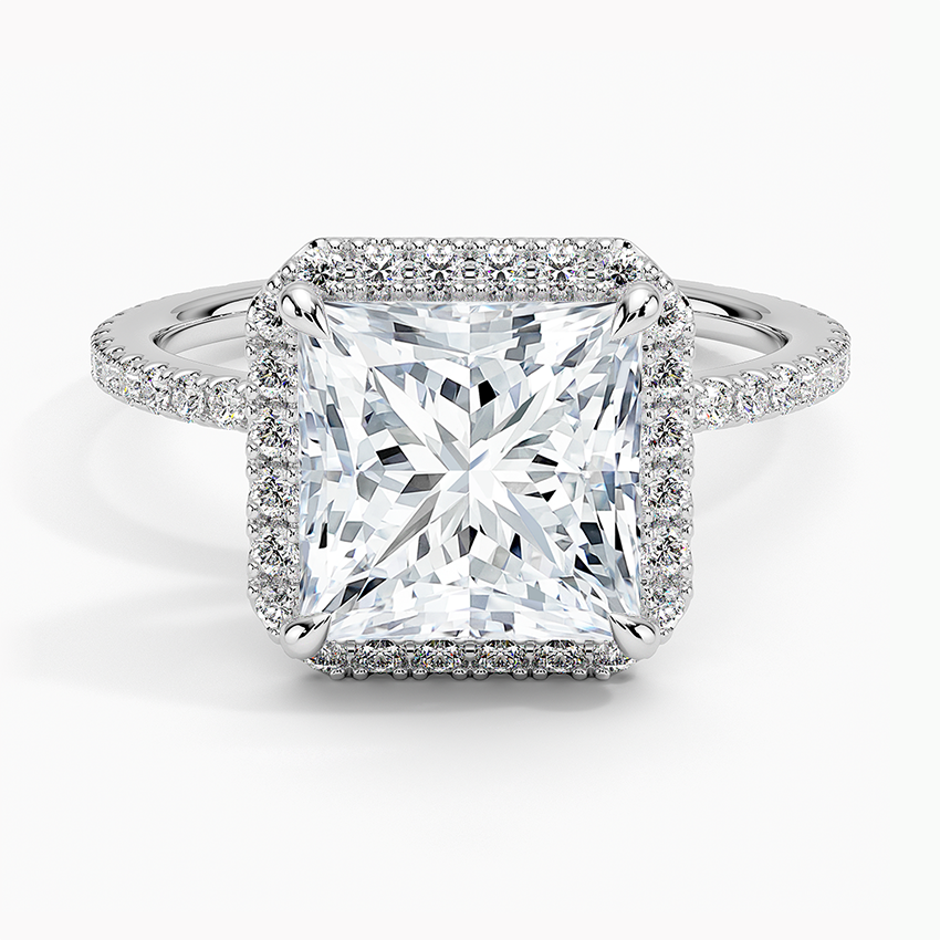 Halo Pave Ring