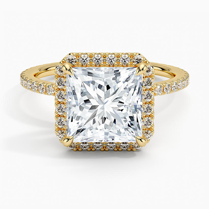 Halo Pave Ring