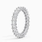 18K Solid Gold Radiant Lab Diamond Infinity Band