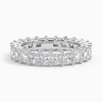 18K Solid Gold Radiant Lab Diamond Eternity Band