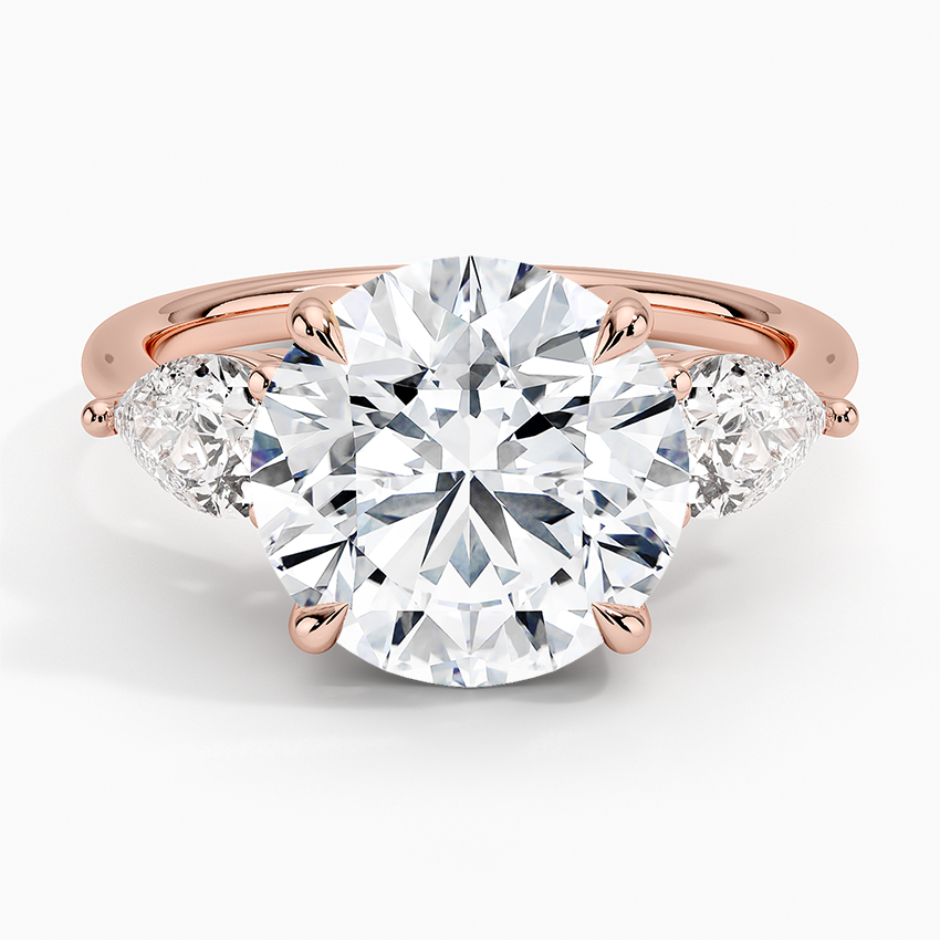 Round Rose Gold
