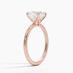 18K Solid Gold Timeless Solitaire Ring