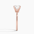 18K Solid Gold Timeless Solitaire Ring