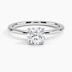 18K Solid Gold Timeless Solitaire Ring