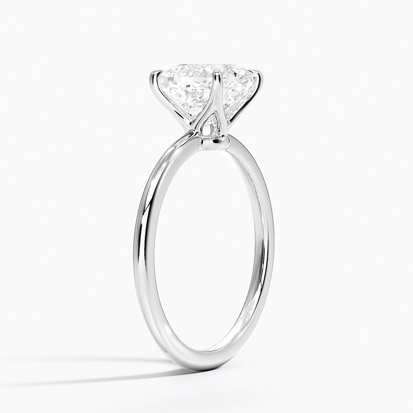 18K Solid Gold Timeless Solitaire Ring