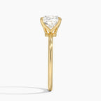 18K Solid Gold Timeless Solitaire Ring