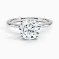 ecomposer-view with diamond shape-round,ecomposer-size-2-ct,ecomposer-metal type-white-gold-18k