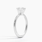 Classic Round Cut Solitaire Engagement Ring in Solid Gold⁠