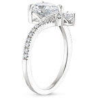 18K Solid Gold Neenah Round Diamond Engagement Ring